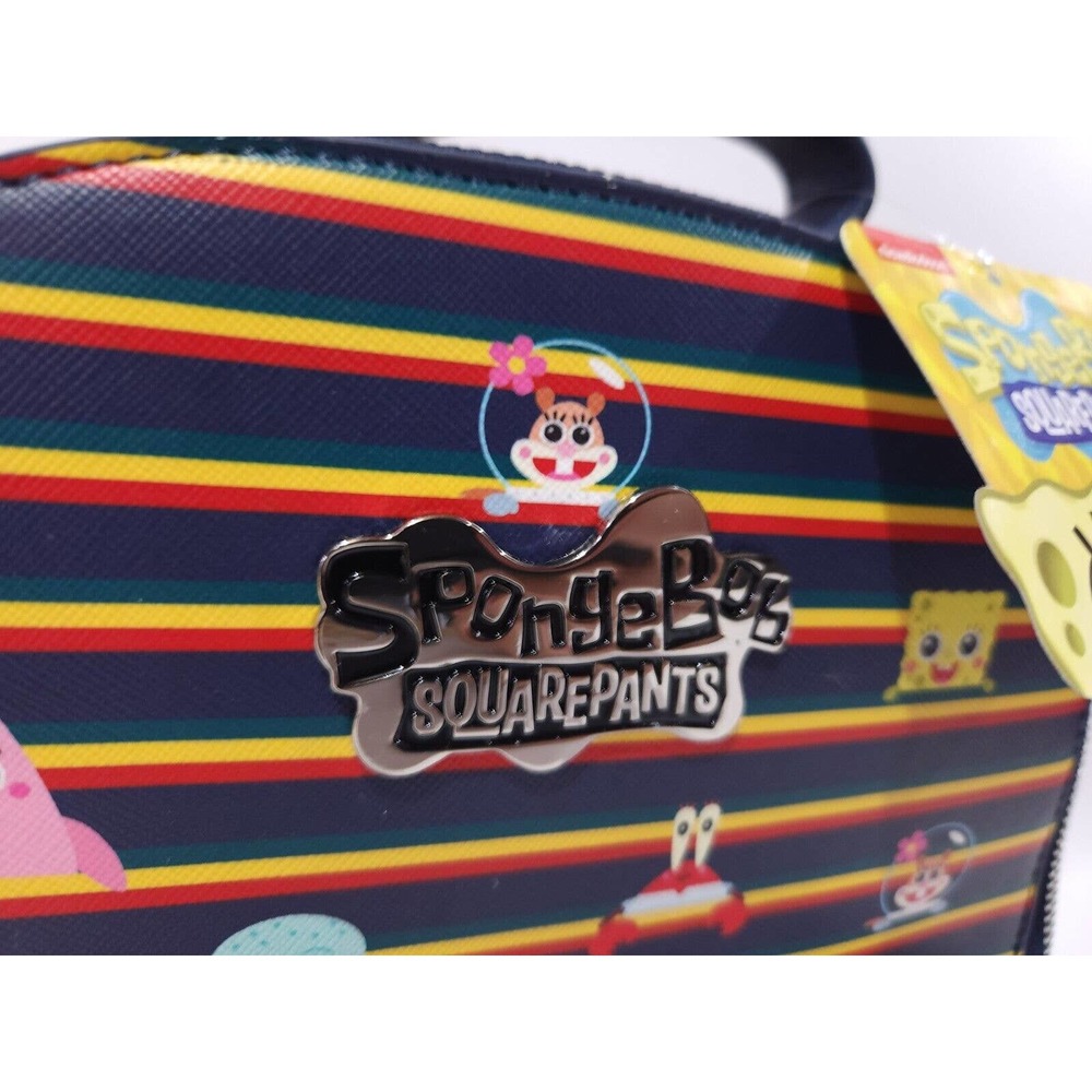 SpongeBob SquarePants Nickelodeon Chibi Striped Mini Backpack Loungefly Style - Picture 4 of 12